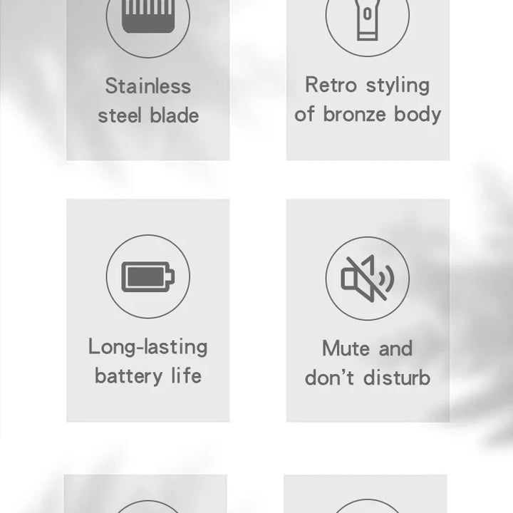 T9 Vintage Hair Trimmer – Cordless Rechargeable